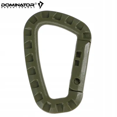 Produktbild von Dominator Karabiner "Survival" Polymer 8,5x5,5cm Olive