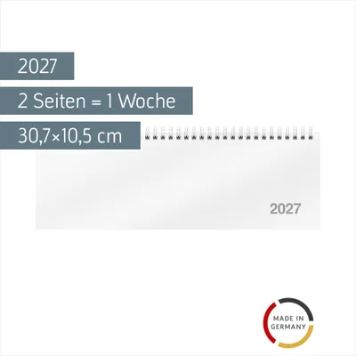 Image de 2027 rido/idé Calendrier horizontal AC blanc 1W/2S Trucard