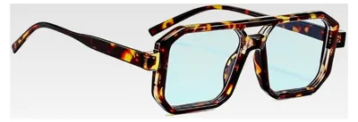 Produktbild von Vintage Pilotenbrille mit Doppelsteg, große Sonnenbrille für Herren und Damen, Retro-Stil der 70er Jahre, UV400 Schutz