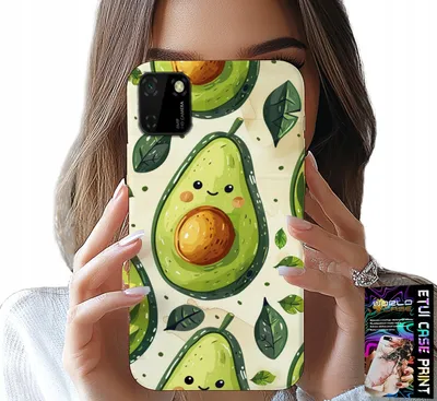 Obrázok produktu pre Kryt Pre Huawei Y5P - Roztomilý Usmievavý Avokádový Kryt
