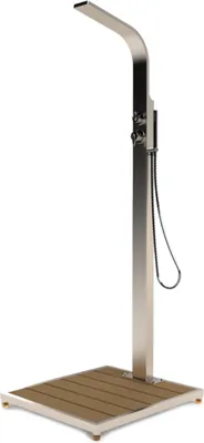 Produktbild von Eichenwald Ideal Außendusche Helena Pooldusche Gartendusche Edelstahl V2A 706502