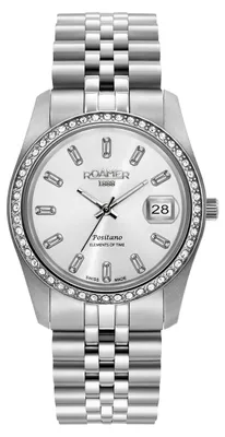 Produktbild von Roamer Damen Uhr Analog Quarz 853858 41 19 20 Positano Edelstahl