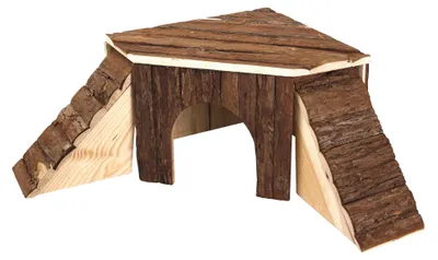 Produktbild von Karlie Wonderland Naturhaus Sunny Nagetierhäuser Holz 48x48x21cm