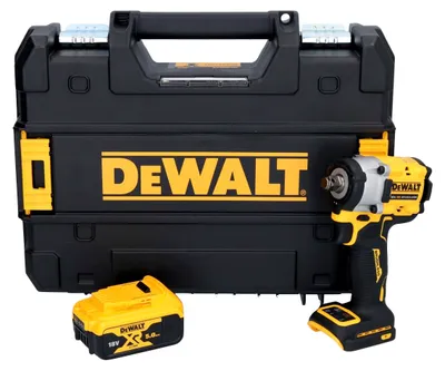 Immagine prodotto di Avvitatore a impulsi a batteria DeWalt DCF 921 NT 18 V 400 Nm 1/2" brushless + 1x batteria ricaricabile 5,0 Ah + TSTAK - senza caricabatterie