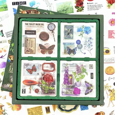 Productafbeelding van 643 Stuks Scrapbooking Stickers Set voor Bullet Journal en Scrapbook