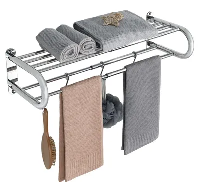 Produktbild von Verstellbarer Handtuchhalter zur Wandmontage, Edelstahl