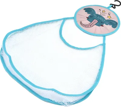 Immagine prodotto di Borsa portagiochi per bambini nel bagno, simpatico motivo a cartoni animati, vasca da bagno a rete, ordinata, supporto a rete, borsa a cesto #2