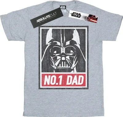 Produktbild von Star Wars - "Number One Dad" T-Shirt für Herren BI46490 (XXL) (Grau)