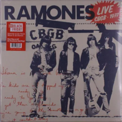Obrázek produktu pro Ramones: Live At CBGB, 1977 (Transparent Red Vinyl)