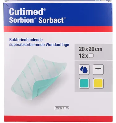 Obrázek produktu pro Cutimed Sorbion Sorbact 20x20cm, 12 St KOM