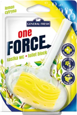 Zdjęcie produktu dla General Koszyk Wc 40G One-Force - Cytryna, Skuteczne Czyszczenie