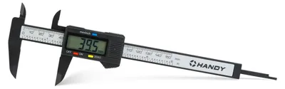 Produktbild von Digitaler Messschieber 150 mm - Elektronischer Messschieber - Digitaler Messschieber - Präzise Innen-, Außen- und Tiefenmessung - Inklusive LR44-Batterie [10054C]