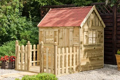 Produktbild von Kinderspielhaus 7 Chalotte - Abmessungen: 223 x 183 cm