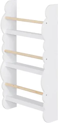Produktbild von Weißes Holzregal 3-stufig kinderfreundlich