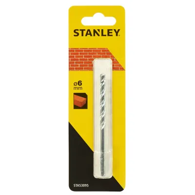 Obrázok produktu pre Stanley STA53095-QZ, Vŕtačka, 6 mm, 100 mm, Murivo, 5,4 cm, 1 kusov
