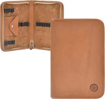 Produktbild von Sonnenleder Stiftetui Leder Schlamper Stifteetui Etui Tasche Nowak naturbraun 801-409-01