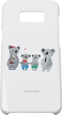 Produktbild von Mr. & Mrs. Panda Samsung Galaxy S8 plus Handyhülle  Koala Familie zwei - Weiß - Geschenk, Zusammen, Handy, Hülle, Cover, Case, Koalabär, Muttertag