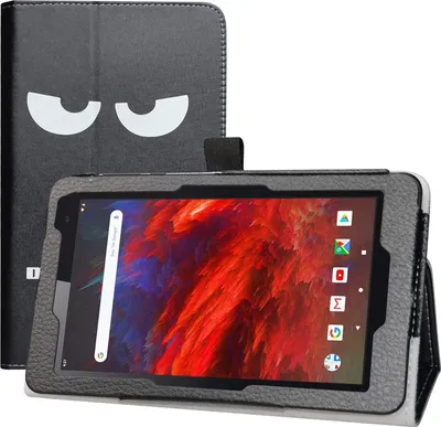 Immagine prodotto di Vankyo Matrixpad Z1 Custodia 7" Nera Non Toccarmi, Viso Chiuso