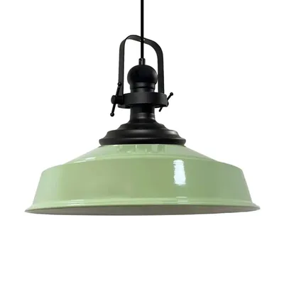Produktbild von Pendelleuchte Mintgrün-Asletl Hängelampe Metall Ø40 cm, Modern Lampe