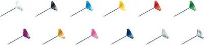 Produktbild von Flachkopfnadeln 5mm VE=5x100 Stück sortiert