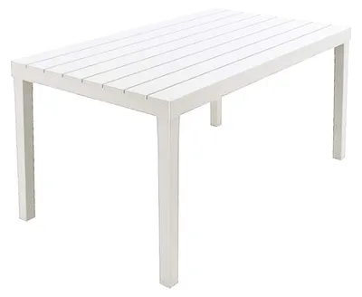 Immagine prodotto di Tavolo componibile rettangolare interno ed esterno 138x80xH72 cm -  Bianco
