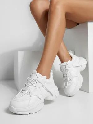 Zdjęcie produktu dla Sneakers od Giulia Bella z platformą w kolorze białym, rozmiar 37