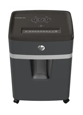 Produktbild von Hewlett Packard 581836 PRO SHREDDER 18CC Aktenvernichter, Abschneider, P-4, 18 Karten, 25l, dunkelgrau