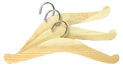 Immagine prodotto di Appendino in legno 3 pezzi 16x5 cm