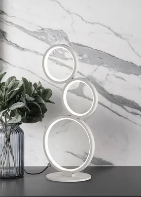 Produktbild von Trio Rondo LED Tischleuchte  17W dimmbar Weiß Matt warmweiss