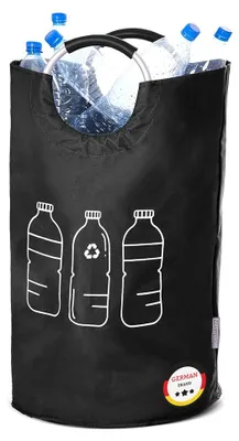 Produktbild von WELLENBORG Faltbarer Pfandflaschen Sammelbehälter - Grau