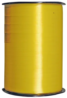 Immagine prodotto di Nastro arricciante giallo liscio 500 m