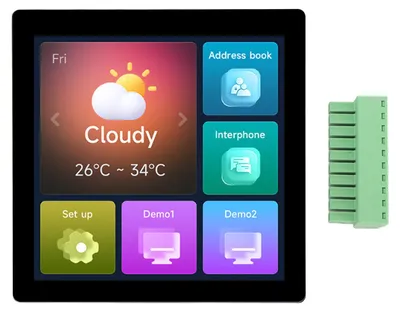 Productafbeelding van Ontwikkelbord met capacitief touchscreen-LCD, ESP32-S3, 4 inch, 32-bit, WIFI, BLE5, displayresolutie 480x480