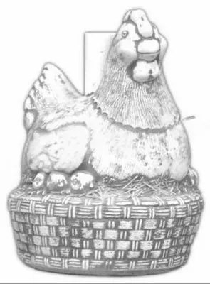 Zdjęcie produktu dla Kurczaki Kurczak Figurka Ogrodowa Figurka Figurka Rzeźba Dekoracja Dekoracja 548R