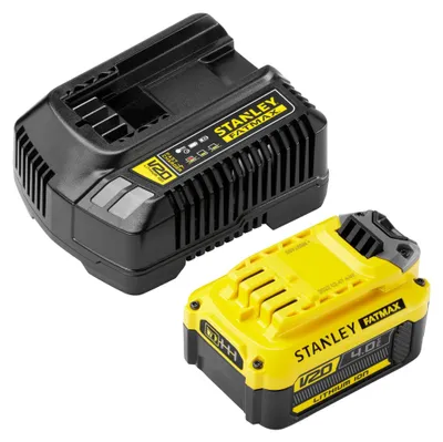Obrázek produktu pro Stanley Fatmax Akku-Ladeger. 18V V20 2A,1x4,0Ah Akku