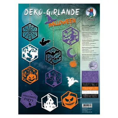 Produktbild von Bastelset Dekogirlande Halloween