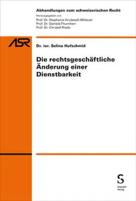 Obrázek produktu pro Die rechtsgeschäftliche Änderung einer Dienstbarkeit