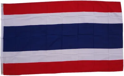 Produktbild von Thailand Nationalflagge Sturmflagge 90x150 cm wetterfest und robust aus Polyester