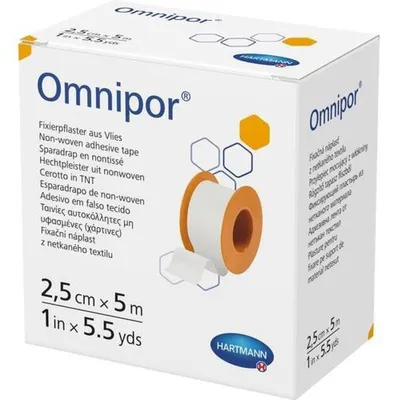 Produktbild von Hartmann Omnipor® Spulenpflaster - 5 m x 2,5 cm | Packung (1 Stück)