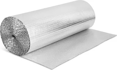 Produktbild von Aopunly Isolierfolie Thermofolie 1 x 20m 200g/m² Dach Dämmfolie Alu-Luftpolsterfolie Dämmfolie Kälteschutzfolie