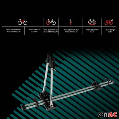 Produktbild von Fahrradträger Farad M-Style Dachfahrradträger für Fahrräder bis 25 kg Stahl