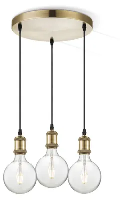 Produktbild von Home Sweet Home Hängeleuchte Vintage rund - 3L G180 - dimmbar E27 klar