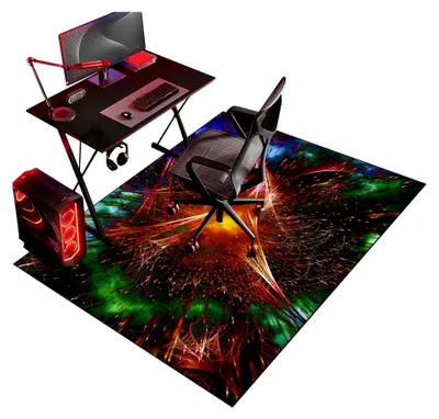 Produktbild von Bodenschutzmatte für Gaming-Stühle, 70 x 100 cm, rutschfest