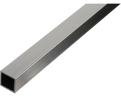 Image de Alberts 472450 Tube carré, aluminium, naturel, 2000 x 40 x 40 mm