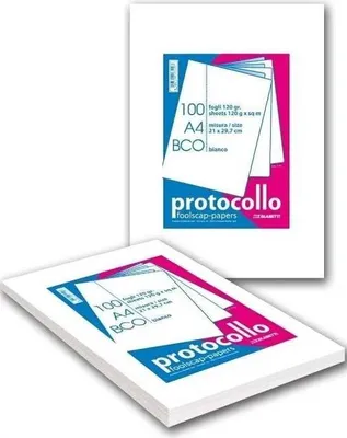 Zdjęcie produktu dla Blasetti 7149, Prostokąt, Biały, A4, 120 g/m², 100 ark.