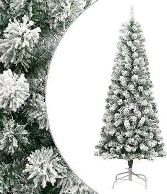 Produktbild von Möbel Künstlicher Weihnachtsbaum Klappbar Beschneit 210 cm - Weihnachtsgirlanden 358382