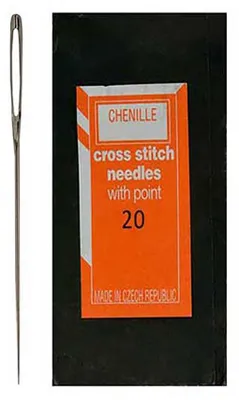 25 Sticknadeln mit Spitze 20