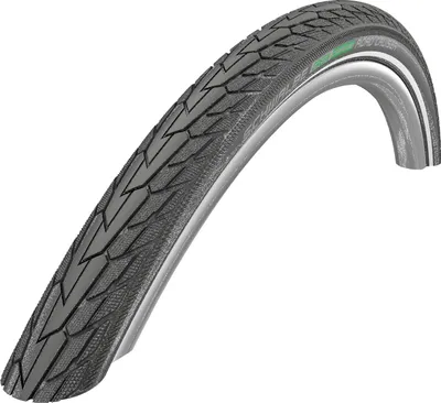 A bicycle tire on a white background.