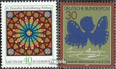 Produktbild von Briefmarken BRD (BR.Deutschland) 1978 Mi 977,978 (kompl.Ausg.) postfrisch Deutscher Katholikentag
