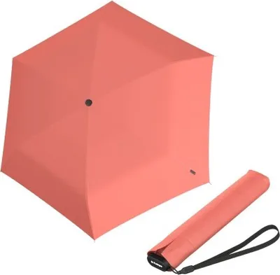 Obrázek produktu pro Knirps Knirps US.050 ultra light slim manual salmon - lehký dámský skládací plochý deštník