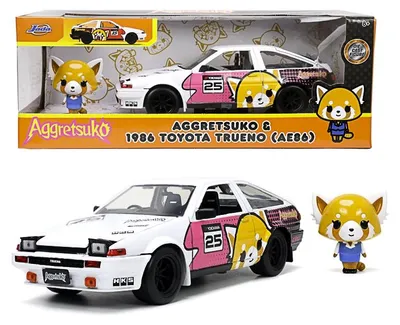 Produktbild von Jada 253255056 Aggretsuko 1986 Toyota Trueno AE86 1:24